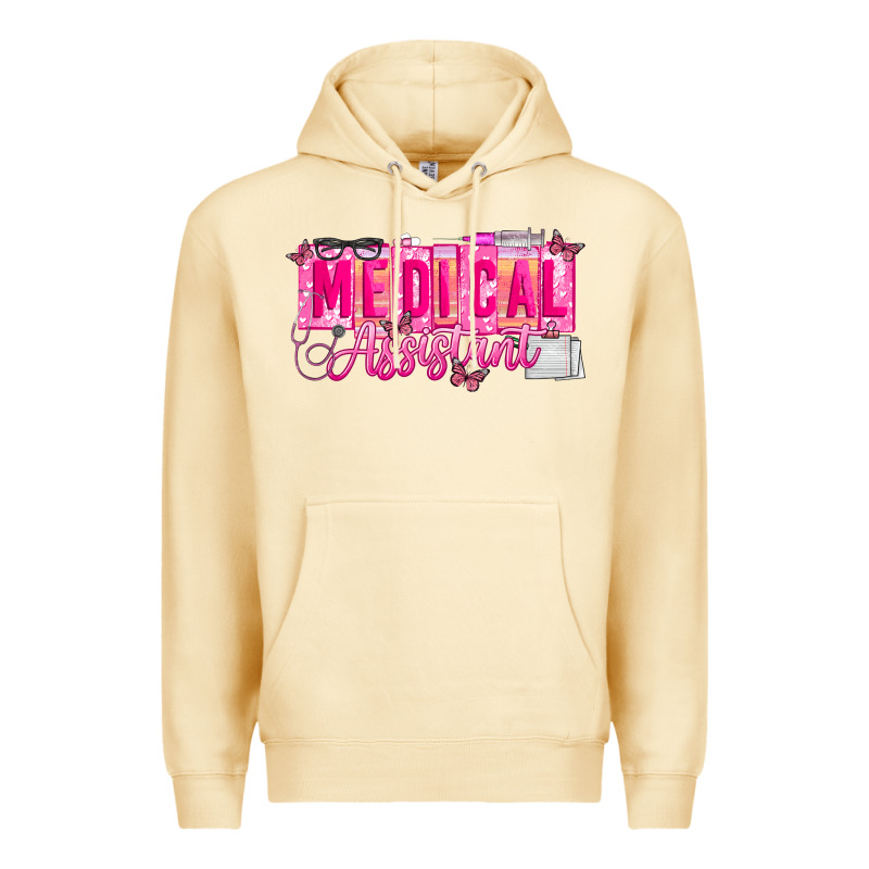 Valentine Medical Assistant Premium Hoodie by CowhideDigitalArt | Teevron