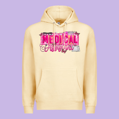 Valentine Medical Assistant Premium Hoodie Designed By Cowhidedigitalart