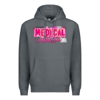 Rock valentine medical assistant Premium Hoodie - CowhideDigitalArt