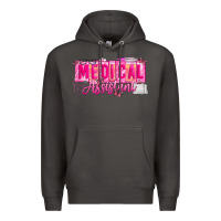 Smoke valentine medical assistant Premium Hoodie - CowhideDigitalArt