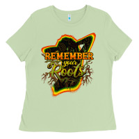 Matcha remember your roots Ladies Tee - NancyCooperArtShop