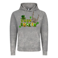 Cloud Rock Sham rockin skeleton hand St. Patrick's Vintage Hoodie - CowGirlArtShop