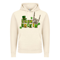 Vintage Artic Sham rockin skeleton hand St. Patrick's Vintage Hoodie - CowGirlArtShop