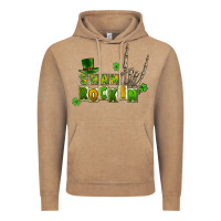 Vintage Coffee Sham rockin skeleton hand St. Patrick's Vintage Hoodie - CowGirlArtShop