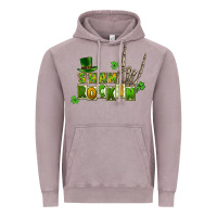 Vintage Zinc Sham rockin skeleton hand St. Patrick's Vintage Hoodie - CowGirlArtShop