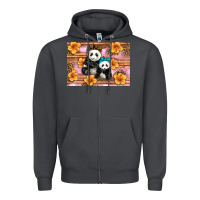 Smoke Mama Panda And Baby Panda Zipper Hoodie - Artiststas