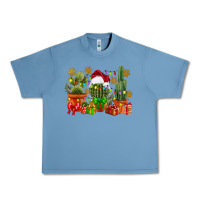 Pebble Blue christmas cactus Urban Heavy Tee - CowGirlArtShop