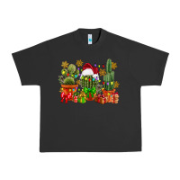 Pigment Black christmas cactus Urban Heavy Tee - CowGirlArtShop