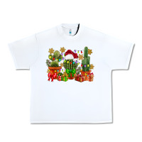 White christmas cactus Urban Heavy Tee - CowGirlArtShop