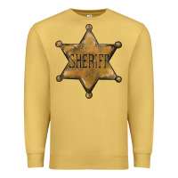 Antique Gold sheriff star Premium Sweatshirt - BarkalooDesign