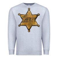 Heather Grey sheriff star Premium Sweatshirt - BarkalooDesign