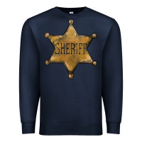 Navy sheriff star Premium Sweatshirt - BarkalooDesign