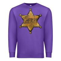 Purple sheriff star Premium Sweatshirt - BarkalooDesign
