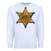 White sheriff star Premium Sweatshirt - BarkalooDesign