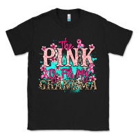 Black The pink is for my Grandma Cancer Awareness Classic Tee - HowdyJamesFarm