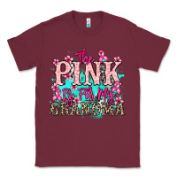 Burgundy The pink is for my Grandma Cancer Awareness Classic Tee - HowdyJamesFarm