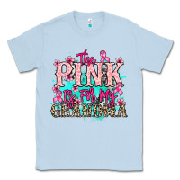 Dusty Blue The pink is for my Grandma Cancer Awareness Classic Tee - HowdyJamesFarm