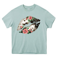 Arona Cowhide And Flowers Lips Heavy Core Tee - Bettercallsaul