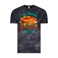 Cloud Black i was thinner before thanksgiving dinner Vintage Tee - CowGirlArtShop