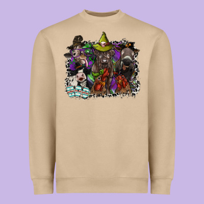 Animal Halloween Heavyweight Sweatshirt Designed By Sublimationcraftshop