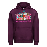 Mauve Wine western cancer  in october we wear pink coffee cups with ribbons Urban Hoodie - AdoDesignShop