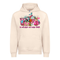 Sandshell western cancer  in october we wear pink coffee cups with ribbons Urban Hoodie - AdoDesignShop