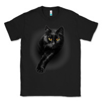 Black Black Cat Yellow EyesCats Tee Shirt Gifts Classic Tee - trangStudio