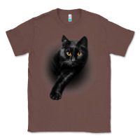 Chestnut Black Cat Yellow EyesCats Tee Shirt Gifts Classic Tee - trangStudio