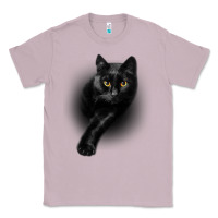 Lilac Black Cat Yellow EyesCats Tee Shirt Gifts Classic Tee - trangStudio