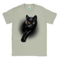 Matcha Black Cat Yellow EyesCats Tee Shirt Gifts Classic Tee - trangStudio