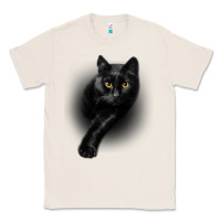 Natural Black Cat Yellow EyesCats Tee Shirt Gifts Classic Tee - trangStudio
