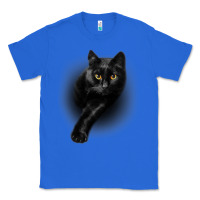 True Royal Black Cat Yellow EyesCats Tee Shirt Gifts Classic Tee - trangStudio