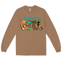 Toasted Coconut American Girl, western Cowhide Long Sleeve Tee - CowCowDesign