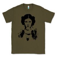 Army Green vintage leia Classic Tee - trangStudio