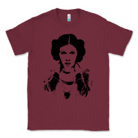Burgundy vintage leia Classic Tee - trangStudio