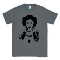 Charcoal Heather vintage leia Classic Tee - trangStudio