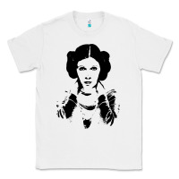 White vintage leia Classic Tee - trangStudio