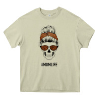 Mossy Brown Glitter, Western Vintage Patterned Mom Skull Heavy Core Tee - Bettercallsaul