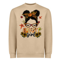 Mushroom august girl Heavyweight Sweatshirt - SublimationCraftShop
