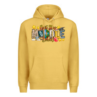Antique Gold Next Stop Middle School Premium Hoodie - CowhideDigitalArt