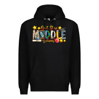 Black Next Stop Middle School Premium Hoodie - CowhideDigitalArt