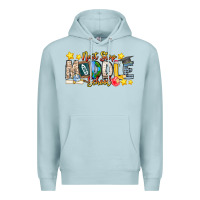 Blue Mist Next Stop Middle School Premium Hoodie - CowhideDigitalArt