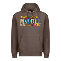 Coffee Next Stop Middle School Premium Hoodie - CowhideDigitalArt