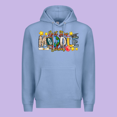 Next Stop Middle School Premium Hoodie Designed By Cowhidedigitalart