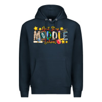 Navy Next Stop Middle School Premium Hoodie - CowhideDigitalArt