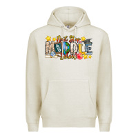 Oatmeal Heather Next Stop Middle School Premium Hoodie - CowhideDigitalArt