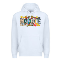 White Next Stop Middle School Premium Hoodie - CowhideDigitalArt