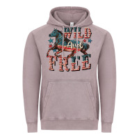 Vintage Zinc Wild and free 4th of july Vintage Hoodie - CowGirlArtShop