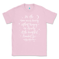Bubblegum Pink edgar allan poe literary gift, annabel lee quote gothic poet t shirt Classic Tee - trangStudio