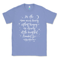 Colony Blue edgar allan poe literary gift, annabel lee quote gothic poet t shirt Classic Tee - trangStudio